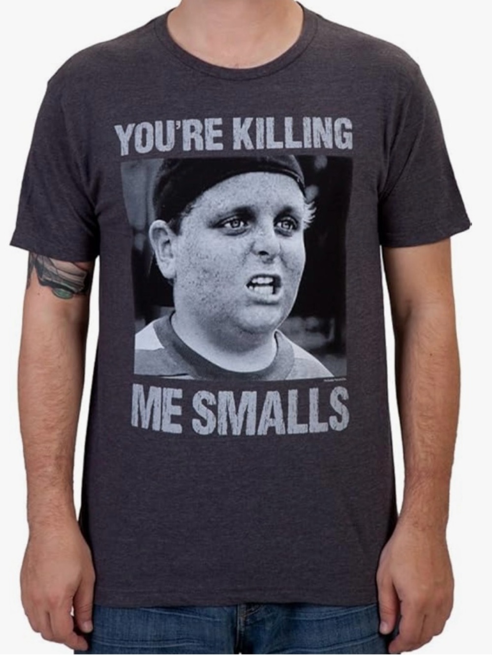 The Sandlot You’re Killing Me Smalls Graphic T-shirt Gray Pop Culture L